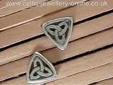 Sterling Silver Celtic Earrings DSF107