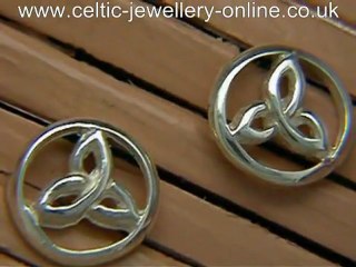 Silver Celtic Earrings DWA319