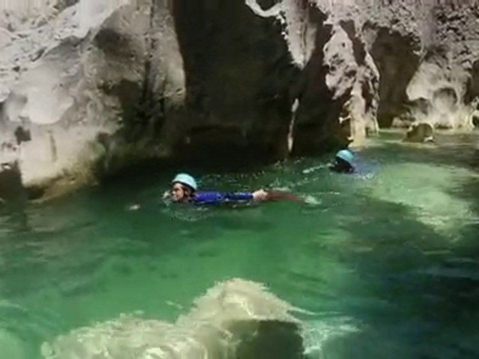 canyoning en sierra de guara auberge LALBARDA Alquezar