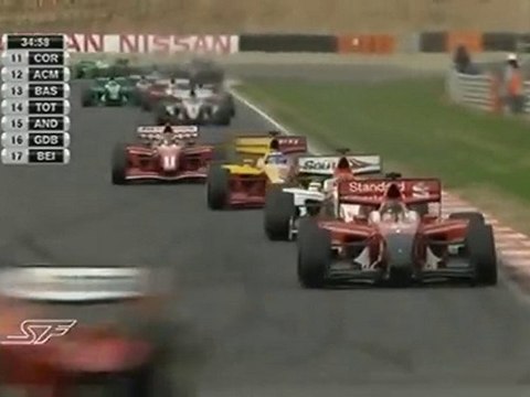 Race2 Start 2010 SuperLeague Formula Rd11 Navarra SF