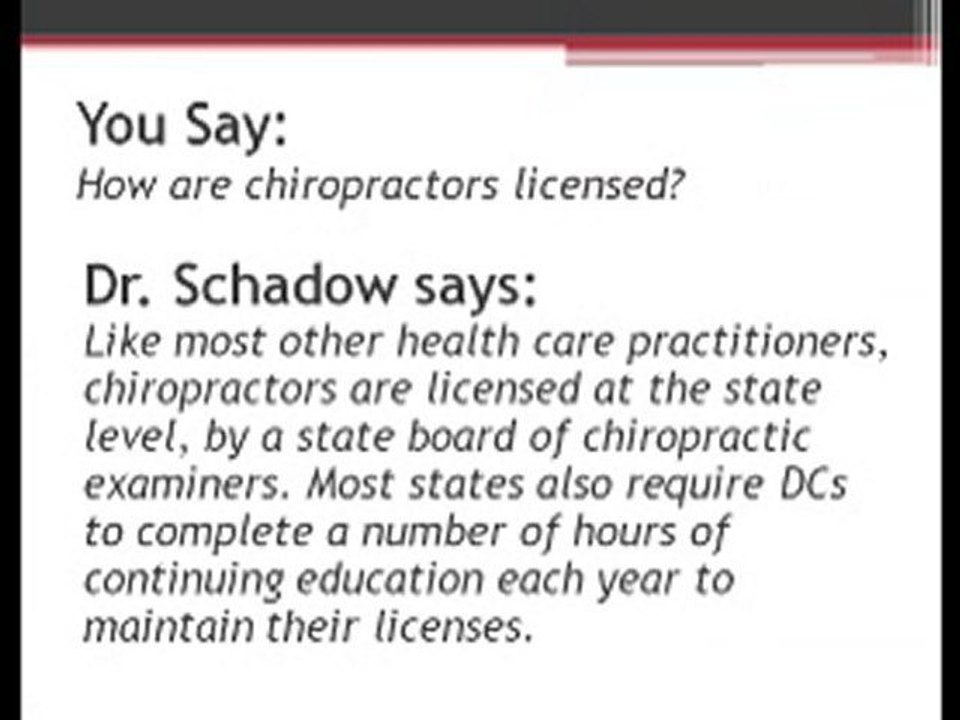 Coon Rapids Chiropractor Q & A program.  Neck and back pain