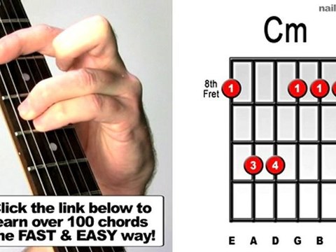 How to Play C Minor - Super Important Bar Chords For Guitar