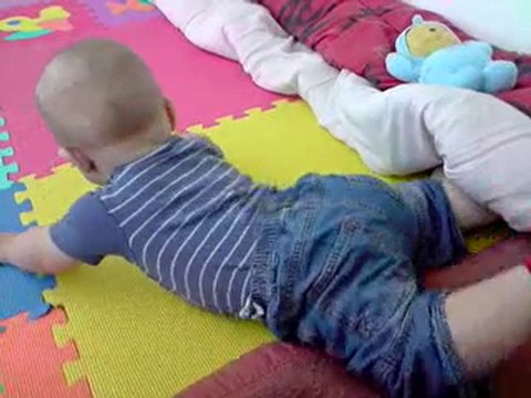 Matt roulé boulé sur le balcon...