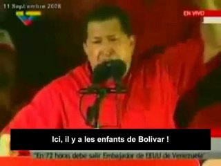 Chavez : "Allez au diable, yankees de merde !"