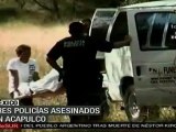 Comando ataca a un grupo de policías de Acapulco; matan a 3