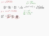 Cálculo   Derivada - PARTE 6   Regra da Cadeia mais exemplos