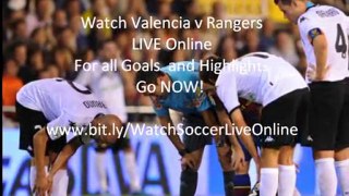 Valencia v Rangers LIVE All Goals & Highlights 02/11/2010