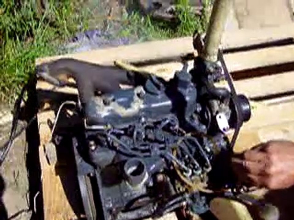 Moteur Kubota D722, second essai