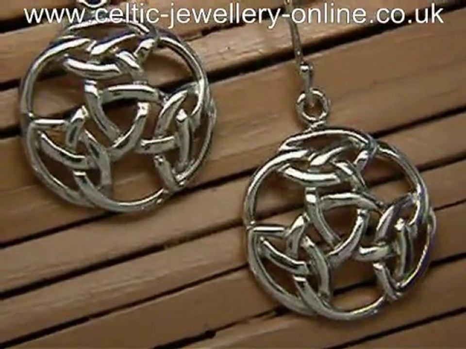 Silver Celtic Earrings DSG199