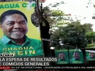 Tanzania a la espera de resultados de las Elecciones Generales
