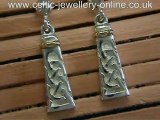 Sterling Silver Celtic Earrings HSH008