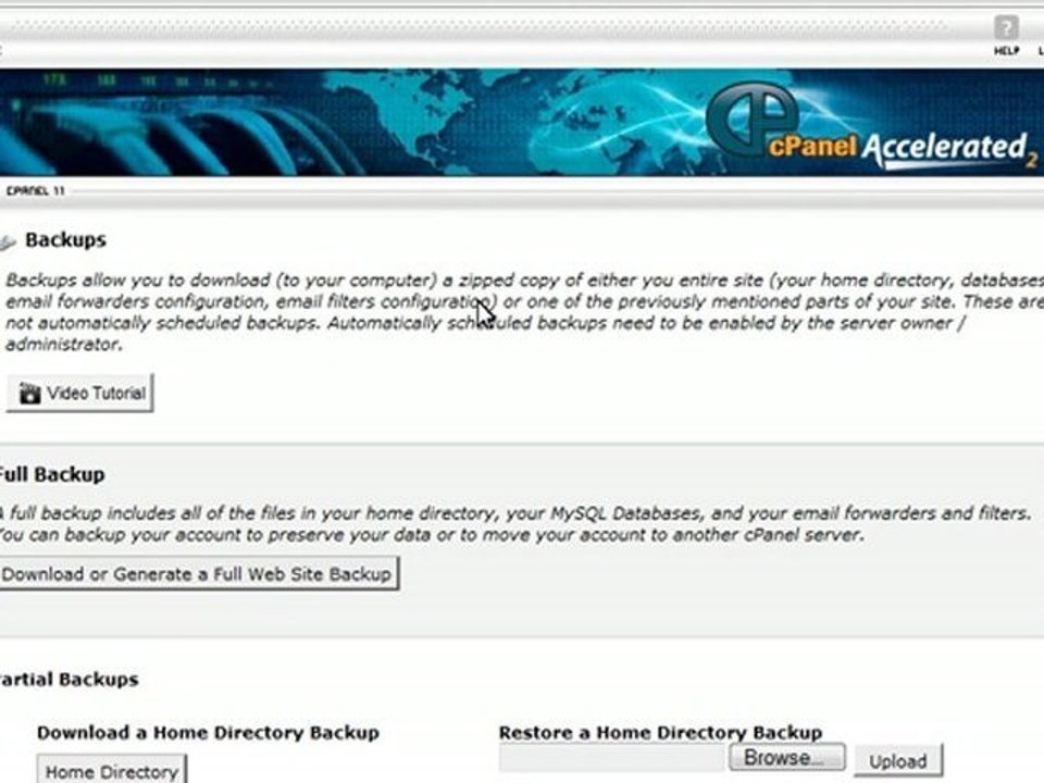 cPanel Backup WordPress Tutorial - WordPressTutorials.TV