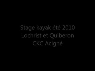 Stage kayak jeunes été 2010