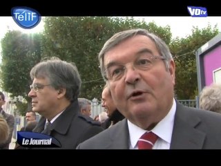 Visite ministérielle : le chantier du tramway T2 (Bezons)