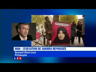 Sakineh en sursis (Interview, sur LCI, avec Jean-François Ra