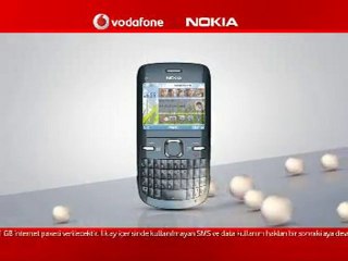 Yeni Nokia C3 Sadece Vodafone'da