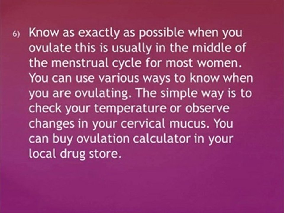 8 “Tried and Tested” Tips to Get Pregnant Naturally