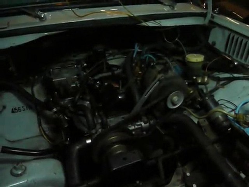 Premier démarrage après changement de culasse.