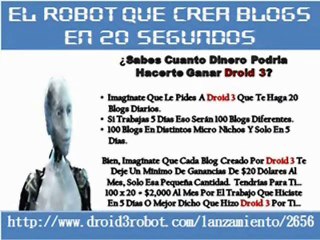 El Super Robot Que Hace Tu Blog En 20 Segundo...