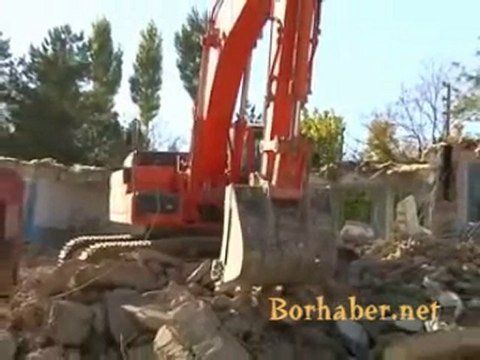 Bor Başpınar İlköğretim inşaatı başladı borhaber.net