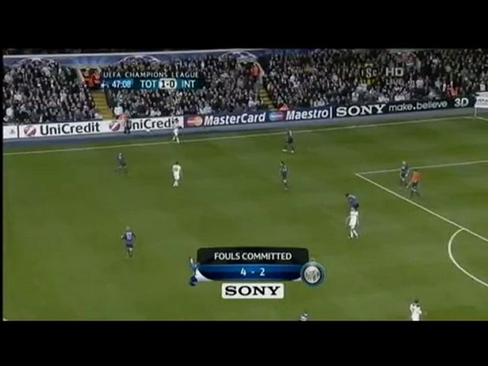 Modric vs. Inter Comp (02.11.2010)