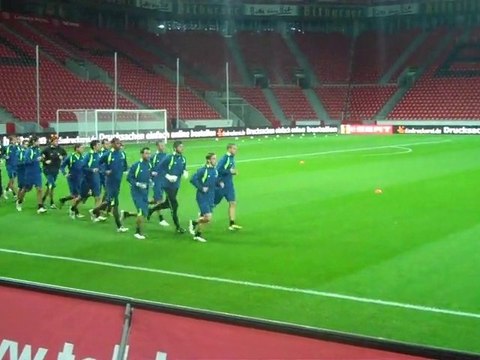 Προπόνηση Αρη στην Μπάι Αρίνα