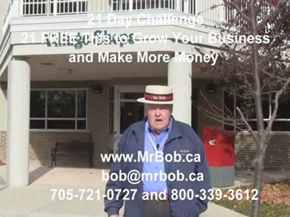 Barrie Network Marketing - Mr. Bob's Network Marketing Tips