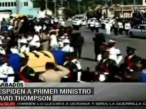 Barbados despide a primer ministro David Thompson