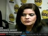 Apra presenta a Aráoz como candidata presidencial