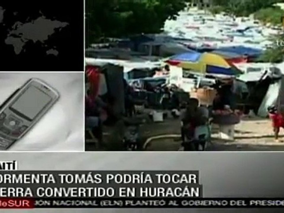 Medidas de prevención en Haití ante llegada de tormenta Tomás