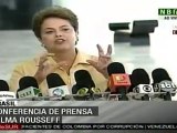 Conferencia de prensa de Dilma Rousseff