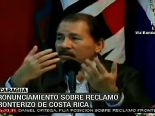 Daniel Ortega: Nicaragua se siente "ofendida" por actitud de Costa Rica