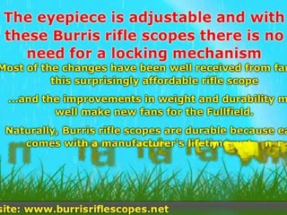 Burris Rifle Scopes – The Fullfield II