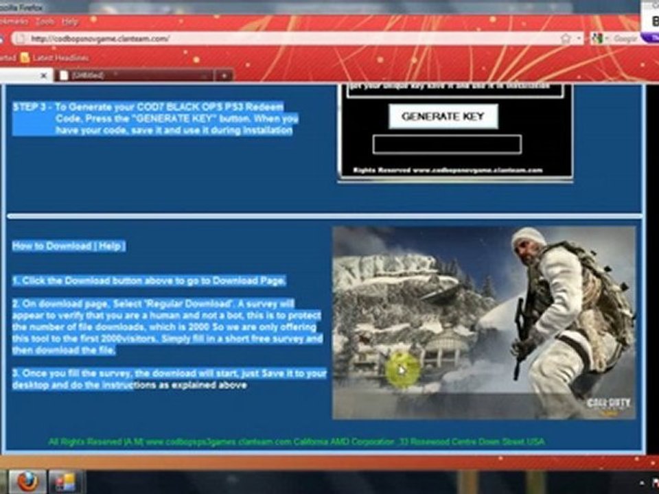 Download Free Blackops Keys November Edition 100%