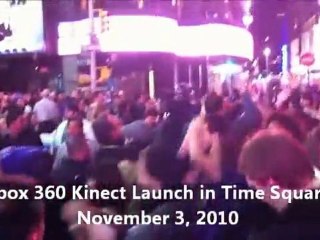 Xbox 360 Kinect Launch Times Square