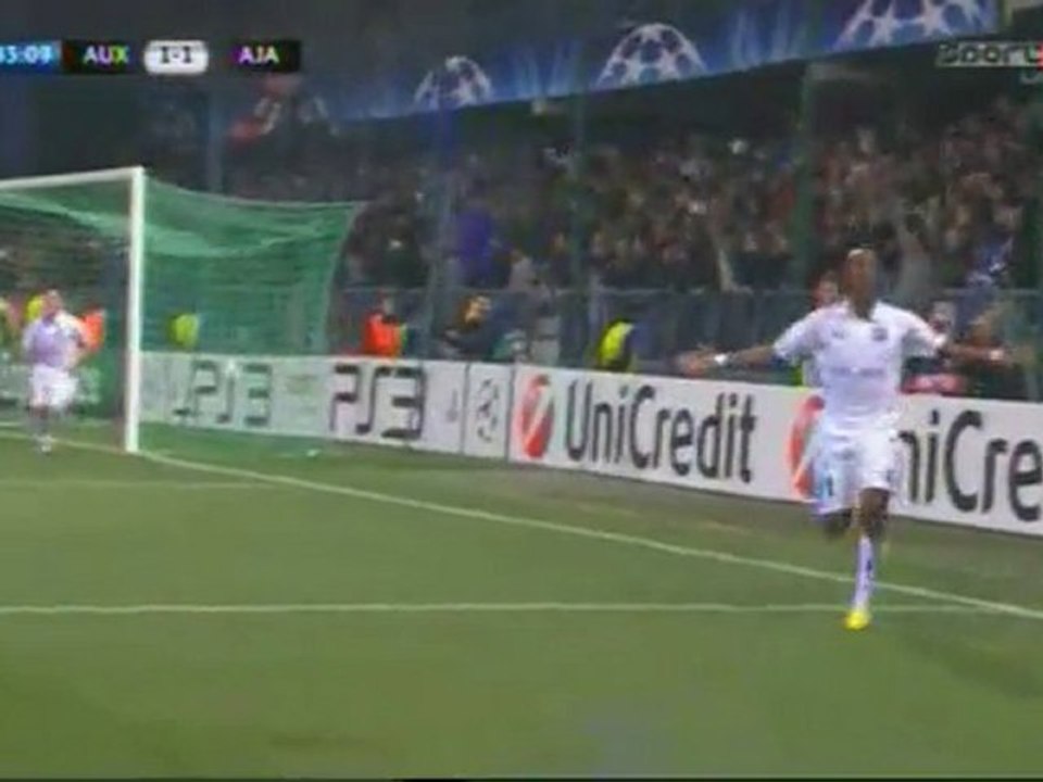 Auxerre Ajax Amsterdam 2-1 vidéo buts