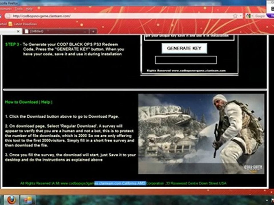 Free Blackops Cracks & Cheats  PS3 XBOX 360 & PC
