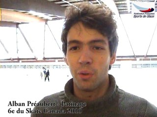 Interview Alban Preaubert de retour du Skate Canada