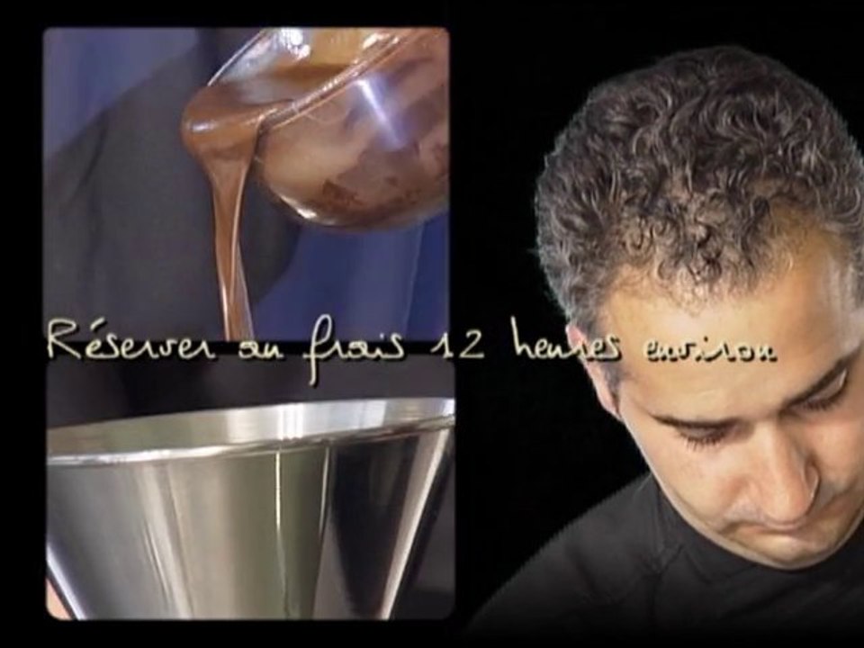 Fabien Dupont et son moelleux au chocolat