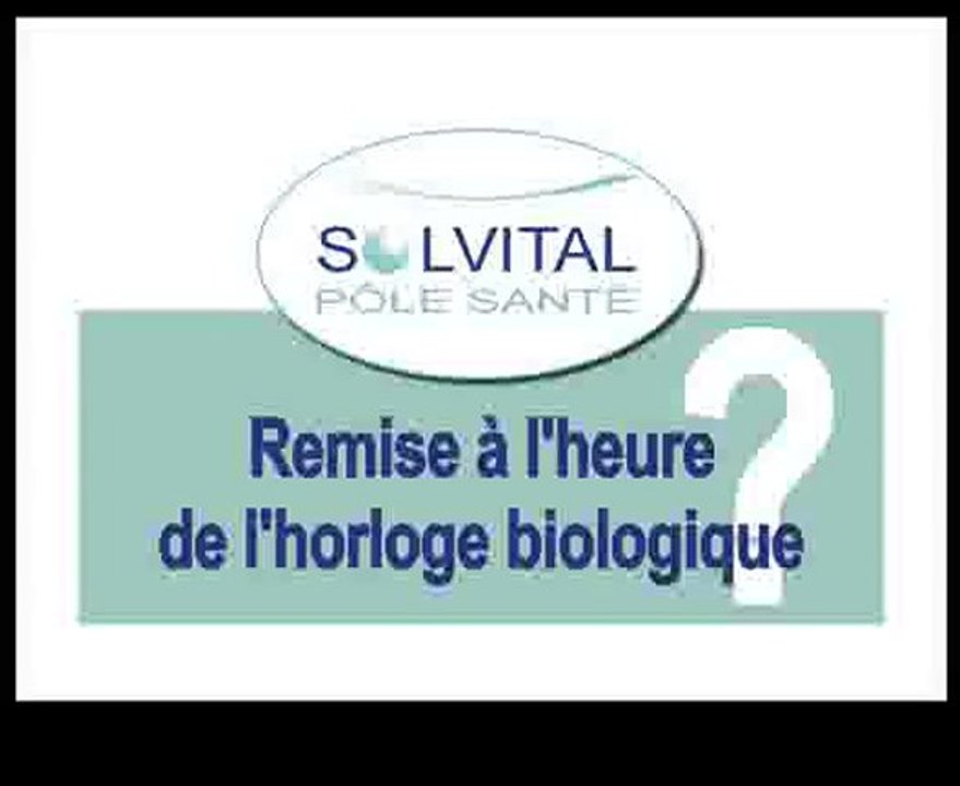 Luminothérapie et chronobiologie horloge biologique