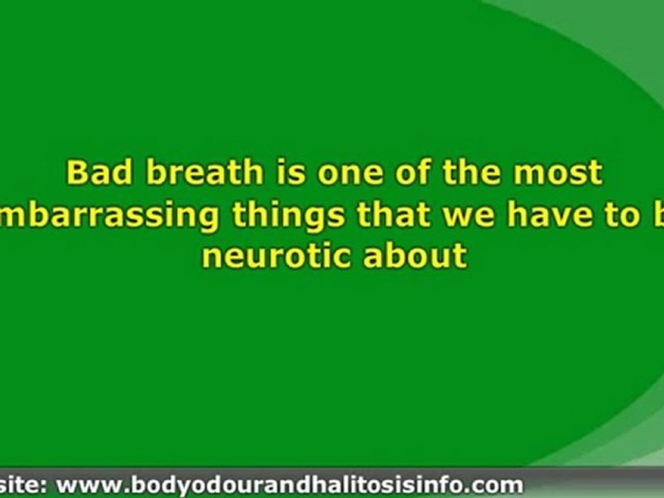 How To Get Rid Of Bad Breath