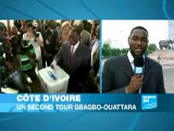 Côte d'Ivoire : Gbagbo et Ouattara second tour