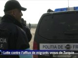 Des garde-frontières européens à la frontière Grèce-Turquie