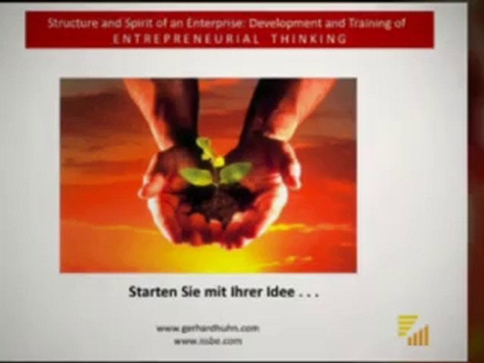 Entrepreneurship Summit 2010: Dr. Gerhard Huhn