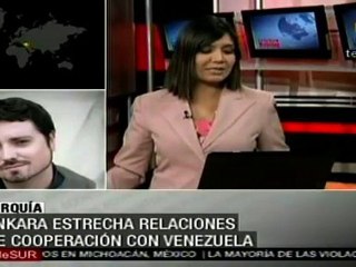 Canciller Nicolás Maduro se reúne con su homólogo Ahmet D