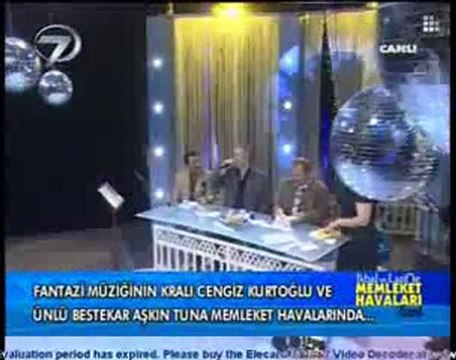 Cengiz Kurtoğlu resmini öptümde yattım