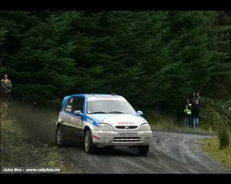 Julien Fouques and Robin Hernaman Cambrian Rally 2010