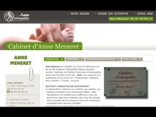 ANNE MENERET  osteopathe villeneuve sur Lot 47300