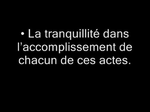 Les piliers de la Salat (Prière)