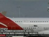 Aterrizaje forzoso de un A380 en Singapur por un fallo de motor en vuelo